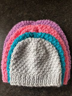 Sammy B's knitting patterns : Penny's hat Knitted Baby Hats Free Patterns Simple, Knitting Patterns For Baby Hats Free, Free Baby Hat Knitting Patterns Newborns, 8ply Beanie Pattern Free, Knitting Patterns Free Hats Baby, Free Knitting Baby Hat Patterns, Knitted Preemie Hats Pattern, Knit Baby Hat Free Pattern, Knitting Pattern For Baby Hat