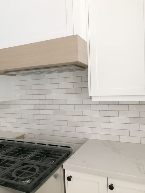 Your experience with Cloe tile in White - what color is it? Straight Stack Tile Kitchen Backsplash, Artisan White Tile Backsplash, Cloe Tile Backsplash, Chloe Backsplash, Chloe Tile Kitchen Backsplash, Bedrosians Cloe Tile White, Cloe Backsplash, Chloe Tile, Stacked Tile Backsplash