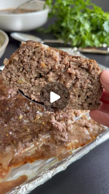 Sarah Thomas on Instagram: "I can’t pronounce WORCESTERSHIRE.. so don’t come at me…😜

This Marry Me Meatloaf Recipe with Mushroom Gravy is juicy, tender and perfect any night of the week. The fresh breadcrumbs and sautéed onions are my secret to getting perfectly juicy, tender meatloaf. LMK if you give this dinner recipe a try! 👇🏽

Like this post and comment “MEATLOAF” to have links to the recipe and tools / ingredients used sent to your inbox. (Instagram only) 

#meatloaf #marrymemeatloaf #dinner #dinnerideas #dinnertime #recipe #recipeshare #recipeoftheday #beef #healthyfood" Soulfood Meatloaf Recipes, Best Southern Meatloaf Recipes, Meatloaf With Milk And Bread Crumbs, Meatloaf Using Bread Soaked In Milk, Mushroom Meatloaf Recipes, Meatloaf Recipe Video, Meatloaf With Gravy, Mushroom Gravy, Comfort Food Southern