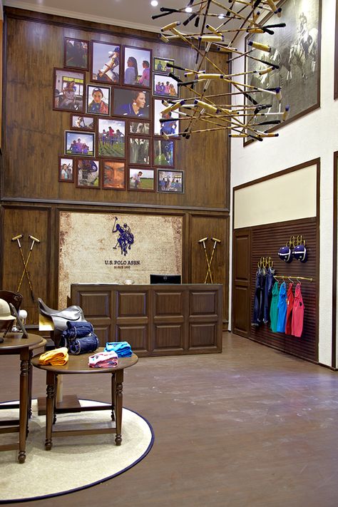 Polo Store Interior, Clifford Chance, Polo Store, Horse Polo, Polo Fashion, Event Props, Bangalore India, Us Polo, Nyc Shopping