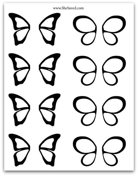 Print out this free chocolate butterfly pattern to make your own chocolate butterflies! Butterflies Template, Butterfly Cupcake Cake, Chocolate Cupcakes Decoration, Chocolate Butterfly, Chocolate Template, Chocolate Butterflies, Royal Icing Templates, Make Your Own Chocolate, Butterfly Cupcakes