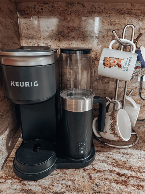 One of my favorite purchases of 2023...the Keurig K-Cafe Smart System. Keurig Smart Recipes, Small Keurig Station, Keurig Stand, Keurig K Cafe, Iced Coffee Recipe Keurig, Keurig Station, K Cafe, Keurig Coffee Station, Wellness Content