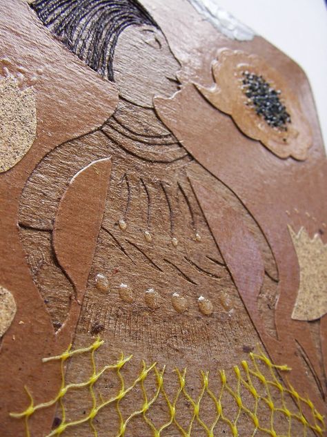 Aijung Kim: How to Make a Collagraph  http://aijungkim.blogspot.com/2010/05/how-to-make-collagraph.html# Collagraph Printmaking, Collagraphy, Art Interior Design, Art Deco Interior Design, Printmaking Art, Craft Printing, Art Interior, Art Nouveau Style, Wood Engraving