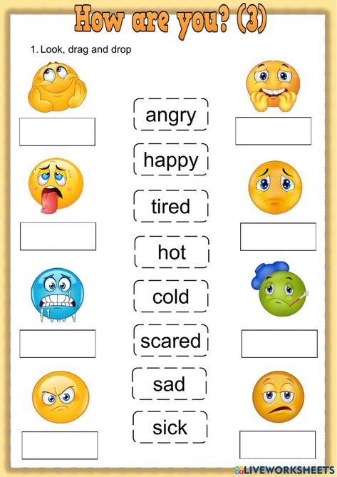 Feelings And Emotions Worksheets Preschool, Emotions Worksheets For Kindergarten, Am Is Are Worksheets For Kids, My Self Worksheets For Kids, Emotion Worksheets For Kids, Feelings Worksheet Preschool, Emotions Worksheet Preschool, Feelings Worksheets For Kids, Feeling For Kids