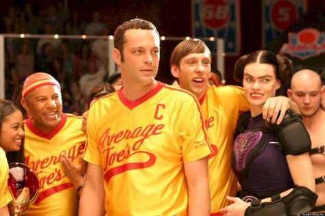 What It's Like To Be A High School Athlete Turned College NARP Dodgeball Movie, Christine Taylor, Hulk Character, Justin Long, Chris Williams, Vince Vaughn, Ben Stiller, Sports Movie, William Shatner