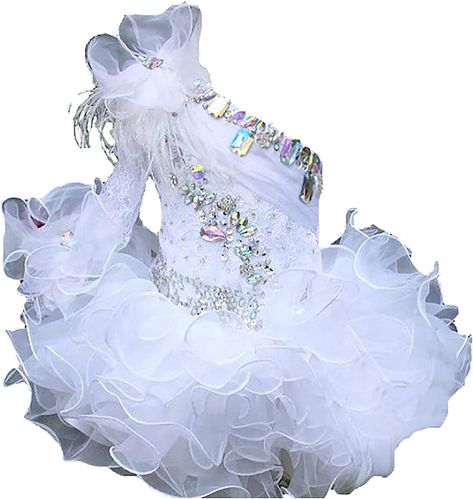 Little girls pageant dress. less than $100! #ad Birthday Dress White, Cupcake Pageant Dress, Tutu Cupcakes, Toddler Formal Dresses, Cupcake Dress, Lace Ball Gowns, Girls Pageant Dresses, Infant Girls, Girl Princess Dress