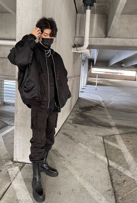 Techwear Men Outfit, Techware Fashion, Kenji Kishimoto, Casual Techwear, Techwear Men, Masc Fashion, Techwear Outfits, Techwear Fashion, Outfits Hombre