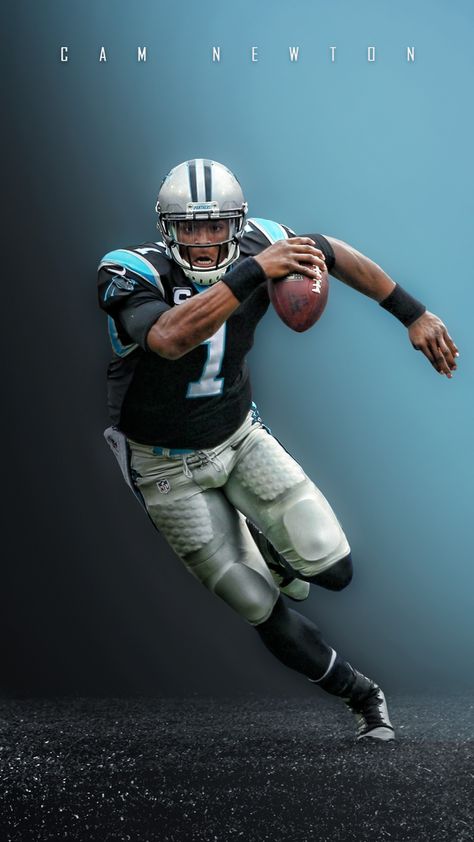 Cam Newton Wallpaper, Newton Wallpaper, Cam Newton Panthers, Nfl Wallpaper, Football Graphics, Football Background, Nfl Football Pictures, Nfl Football Art, Nfl Football Players