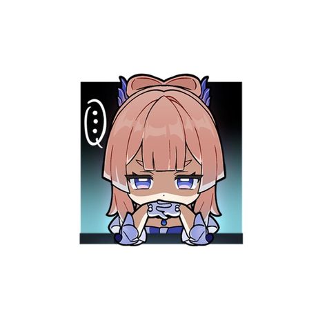 Kokomi Stickers Genshin, Kokomi Chibi Sticker, Kokomi Emoji, Kokomi Chibi, Kokomi Genshin Impact, Genshin Stickers, Genshin Pfps, Twitch Emotes, Human Poses Reference