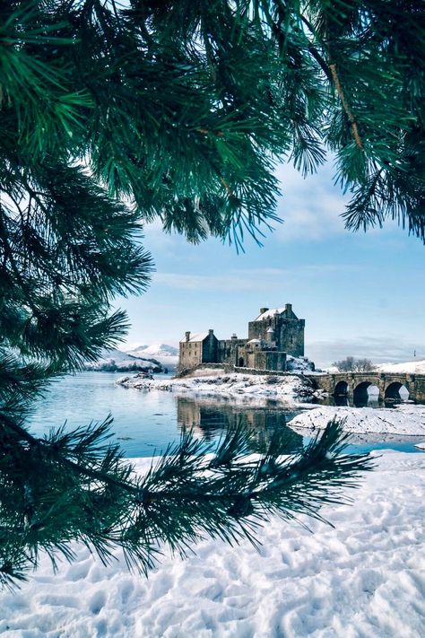 Scottish Christmas Aesthetic, Scottish Highlands Winter, Scotland Scenery, Scottish Aesthetic, Scottish Scenery, Christmas Castle, Scotland Aesthetic, Highland Fling, Scotland Landscape