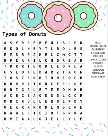 National Donut Day | Donut Party Games - Free Printables Doughnut Printables Free, Donut Day Decorations, Donut Party Printables Free, National Donut Day Activities, Two Sweet Party 2nd Birthday Games, Donut Bingo Printable Free, Donut Birthday Party Activities, Donut Party Games For Kids, Diy Donut Party Decorations