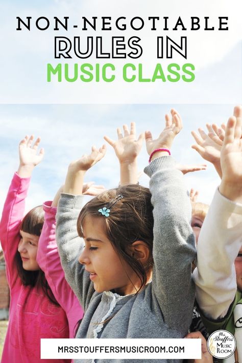 Classroom Non Negotiables, Music Behavior Management, Classroom Attention Grabbers, Music Class Organization, Music Class Behavior Management, Class Procedures, Music Classroom Rules, Music Class Rules, Music Classroom Management