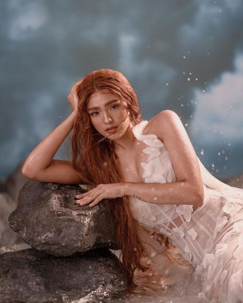 Andrea Brillantes Photoshoot, 18th Birthday Photoshoot, Pre Debut Photoshoot, Debut Photoshoot, Mermaid Theme Birthday Party, Summer Picture Poses, Pose Fotografi, Photoshoot Studio, Fashion Art Photography