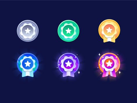 Rank Ribbons by Brittany Martinez on Dribbble Crown Frames, Badge Icon, Ui Design Website, Game Props, Game Ui Design, Sports Graphic Design, Certificate Design, Game Icon, Learning Design