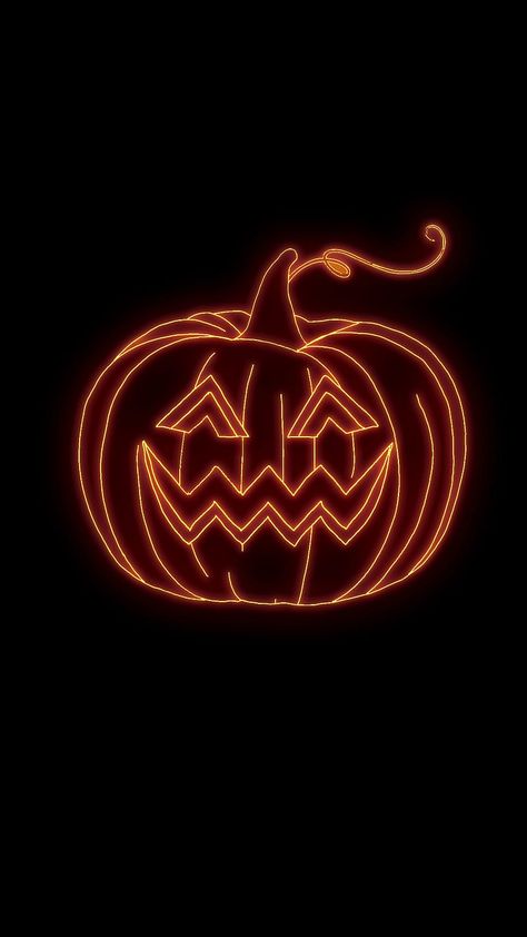 Neon Halloween Wallpaper, Neon Pumpkin, Wallpaper Iphone Dark, Neon Halloween, Pumpkin Wallpaper, 31 October, Dark Halloween, Wallpaper Iphone Neon, Halloween Express