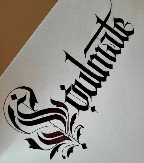 Calligraphy Writing Styles, Gothic Calligraphy, Tattoo Lettering Alphabet, Traditional Tattoo Designs, Tattoo Lettering Design, Lettering Styles Alphabet, Gothic Lettering, Tattoo Lettering Styles, Calligraphy Lessons