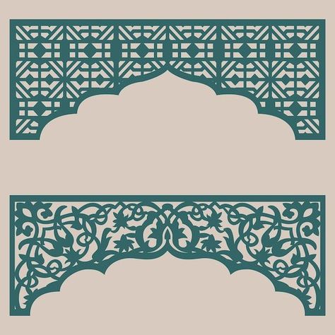 Mandir Vector Design, Arch Wooden Design, Cnc Jali Design For Temple, Cnc Arch Design, Mandir Mehrab Design Cnc, Arch Cnc Design, Cnc Design Mandir, Mandir Mehrab Design, Mandir Jaali Designs