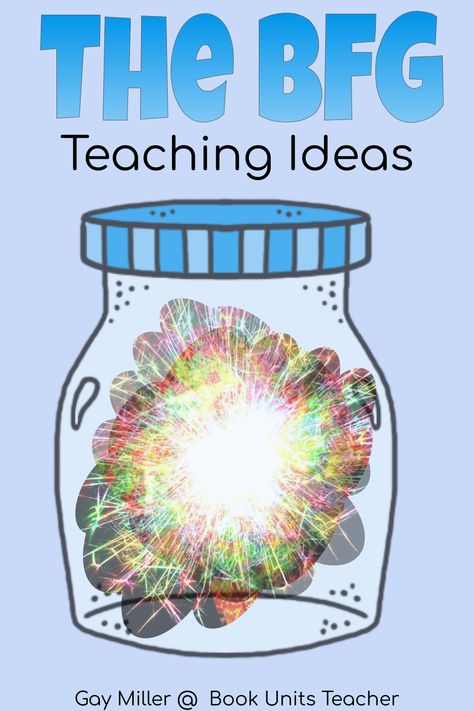 Games, printables, and other teaching ideas for your The BFG unit are included in this webpage and blog post. The Bfg Activities Classroom, Frindle Book Projects, Bfg Craft, Bfg Dream Catcher, Bfg Party, Bfg Activities, Bfg Novel Study, The Bfg Book, Bfg Dream Jars