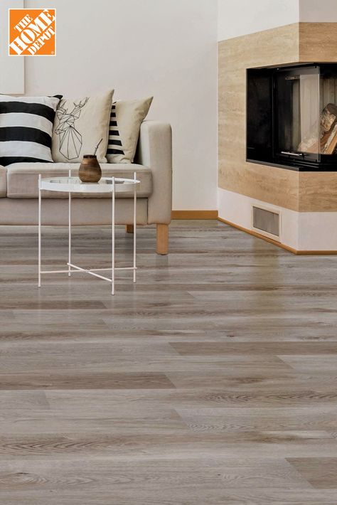 The Home Depot has the perfect vinyl flooring for your budget, in every style.  Vinyl flooring is not only durable and trendy, but they can transform any room into your dream home. Interior Design Japanese, Vinyl Tile Flooring, Luxury Vinyl Plank Flooring, Foyer Decorating, Vinyl Plank Flooring, Luxury Vinyl Flooring, Plank Flooring, Luxury Vinyl Plank, Luxury Vinyl