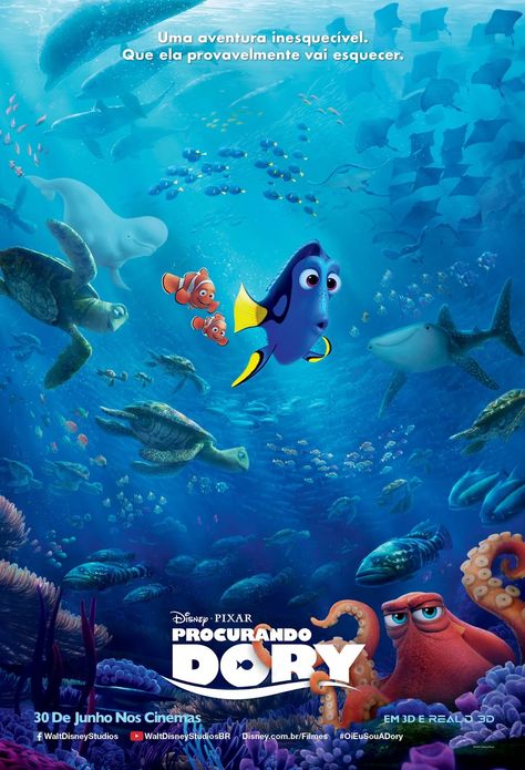 Procurando Dory Poster Finding Dory Movie, Tv Series Online, English Movies, Finding Dory, Movies 2017, Hd Movies, New Movies, Disney Movies, Free Movies