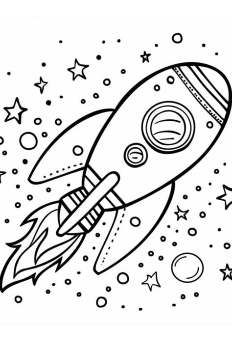 Get ready to soar through the cosmos with our FREE Rocket Ship Coloring Page Printable! Perfect for little astronauts and creative explorers, this coloring page promises endless fun and imagination. Fuel your child's love for space with this engaging activity. Ideal for family bonding time or a quiet afternoon activity. Download now and embark on a colorful journey through the stars! #FreeColoringPage #RocketShipFun #SpaceAdventure #FamilyCrafts Rocket Ship Craft, Free Coloring Pictures, Astronaut Drawing, Space Crafts For Kids, Monster Truck Coloring Pages, Beach Coloring Pages, Mermaid Coloring Book, Space Coloring Pages, Planets And Stars