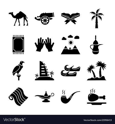 Arab Symbols, Arabian Tattoo, Arabic Symbols, Emirati Culture, Arab Logo, Arabian Culture, Arabic Colors, Middle East Culture, Magnet Ideas