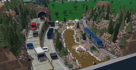 Bloc Burg Town Layout, Bloxburg Town Layout Ideas Big Plot, Bloxburg Town Park Ideas, Bloxburg Towns Small Plot, Bloxburg Build Ideas List, Bloxburg Town Large Plot, Bloxburg Town Speedbuild, Bloxburg Landscape Ideas, Bloxburg Realistic House Exterior