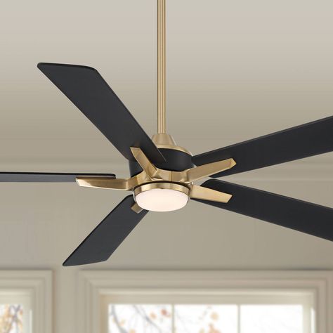 Gold Ceiling Fan, Brass Ceiling Fan, Led Light Remote, Ceiling Fan Motor, Porch Gazebo, Living Room Ceiling Fan, Vegas Night, Outdoor Patio Space, Ceiling Fan Design