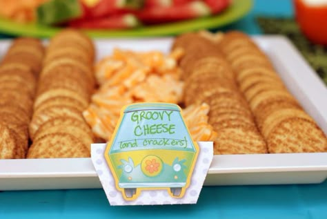 Scooby Doo Party Food Ideas, Scooby Doo Birthday Party Ideas Food, Scooby Doo Themed Food, Diy Scooby Doo Birthday Party Ideas, Scooby Doo Food Ideas, Scooby Doo Party Food, Scooby Doo Movie Night, Scooby Doo Theme, Scooby Birthday