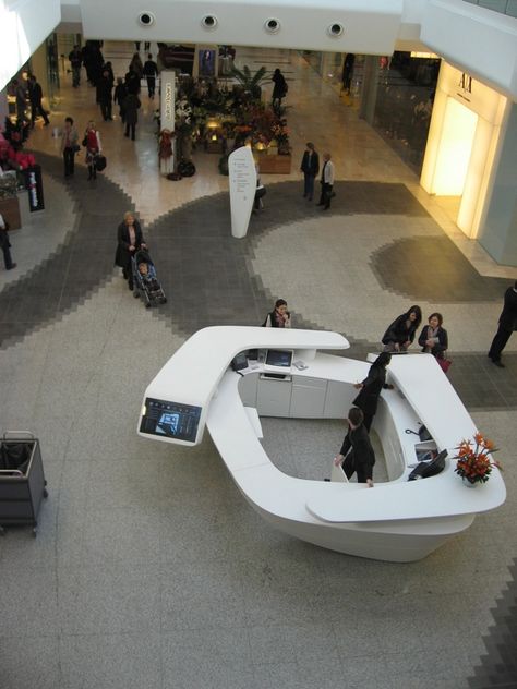 https://flic.kr/p/5DMpwt | Westfield information desk Circular Reception Desk, White Reception Counter, Hospital Reception, Reception Desk Office Furniture, Guiyang, Reception Desk Office, Reception Desk Design, Modern Reception, Reception Furniture