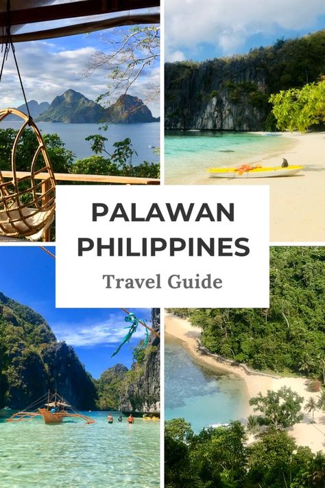 Palawan Philippines | Palawan Island is undoubtedly one of the most beautiful places in the Philippines. Read this Palawan Philippines travel guide to discover the best places to stay in Palawan, how to navigate Palawan transportation, Palawan accommodation recommendations and more! Visit popular El Nido Palawan, the more secluded Port Barton Palawan and beyond. | Beautiful Palawan Places | ElNido Palawan Travel #palawantravel #palawanisland #elnidopalawan Philippines Palawan, Palawan Island, Philippines Travel Guide, Coron Palawan, China Travel Guide, Palawan Philippines, Travel Destinations Asia, Asia Travel Guide, Southeast Asia Travel