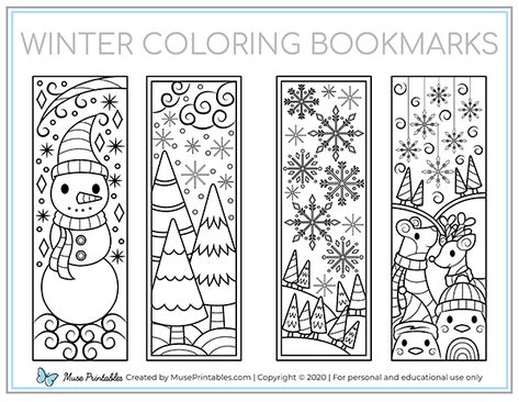 Christmas Activities For School, Coloring Bookmarks Free, Free Printable Bookmarks, Christmas Teaching, Winter Art Projects, Christmas Bookmarks, Bookmark Printing, Classroom Art Projects, Bookmark Craft