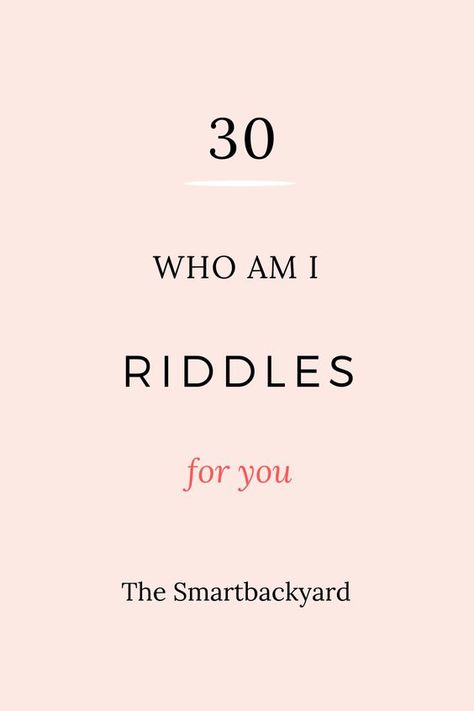 Here are the best who am I #riddles with #answers for you to enjoy and have #fun. Check them out. Best Riddles For Kids, Riddles Kids, Best Riddles, Fun Riddles With Answers, Best Riddle, Who Am I, Riddles, Have Fun, Did You Know