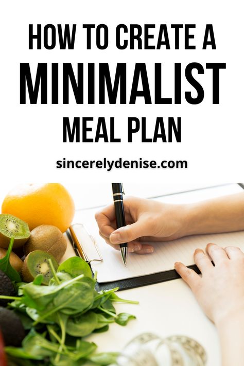 Minimalist Meal Plan, Minimalist Meals, Minimalist Eating, Frugal Meal Plan, Minimalist Cooking, Simple Healthy Meals, Dinner Planning Weekly, Easy Weekly Meals, Frugal Meal Planning