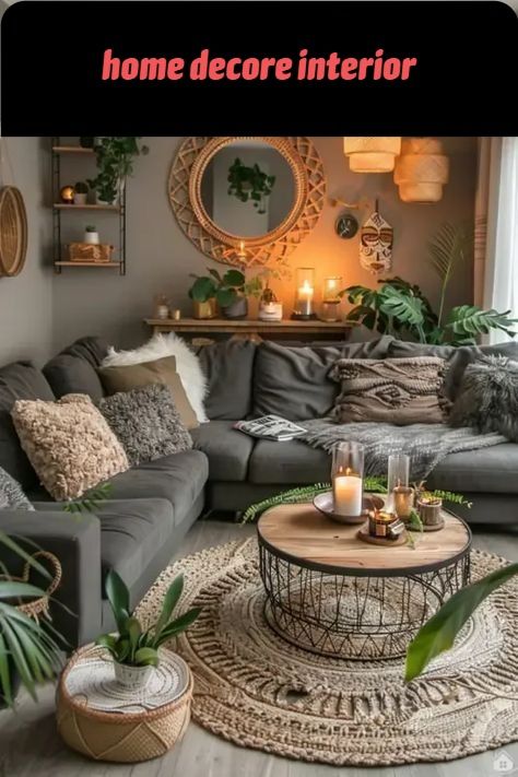 Mushroom Living Room, Themed Living Room, Classy Decor, Humble Abode, Good News, You Think, Felt, Apartment, Living Room