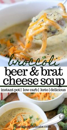 Strip Roast, Instant Pot Broccoli Cheese Soup, Low Carb Beer, Soup Cheese, Instant Pot Broccoli, Best Broccoli Cheese Soup, Cheese Broccoli, Keto Broccoli Cheese Soup, Beer Cheese Soups