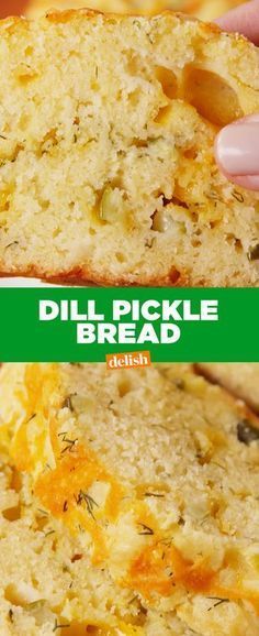 This Dill Pickle Bread Tastes Like An Upgraded Version Of Cheddar Bay Biscuits - Delish.com Dill Pickle Cheesy Breadsticks, Cheesy Dill Pickle Bread, Dill Pickle Bread Machine Recipes, Dill Pickle Ramen, Cottage Cheese Dill Bread Machine, Bread Machine Dill Bread, Pickle Bread Recipes, Dill Pickle Bread Recipes, Dill Pickle Bread