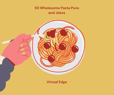 50 Wholesome Pasta Puns and Jokes Italian Puns, Pasta Jokes, Pasta Puns, Pasta House, Fun Pasta, Vegetarian Spaghetti, Birthday Puns, Italian Foods, Green Eating