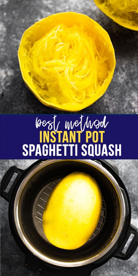 Instant Pot Spaghetti Squash, Vegan Spaghetti Squash, Healthy Squash Recipes, Cook Spaghetti Squash, Instant Pot Spaghetti, Cooking Spaghetti Squash, Paleo Crockpot, Spaghetti Squash Recipes, Healthy Instant Pot Recipes