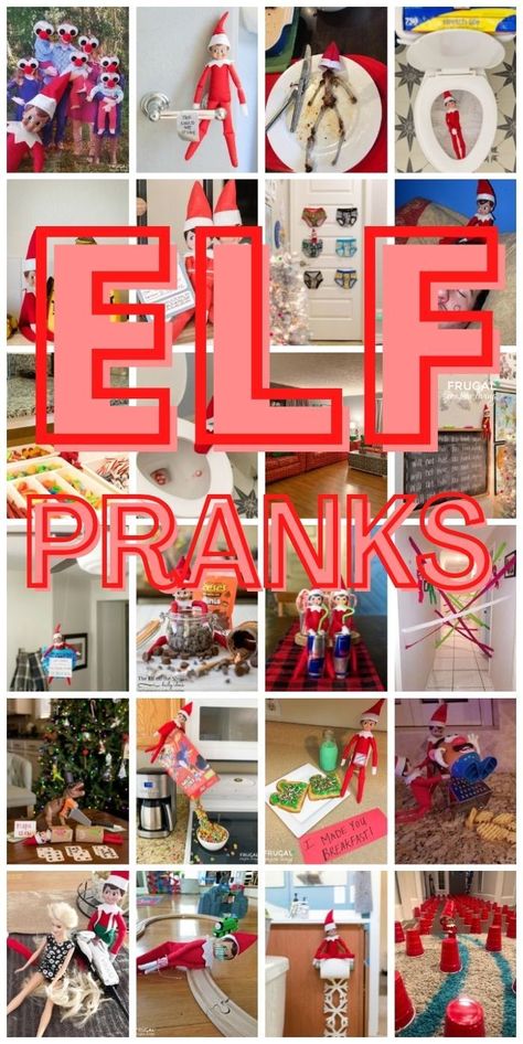 The days of an adorable, mischievous Elf wreaking havoc are officially upon us. Recreate these easy Elf on the Shelf pranks. These mischievous Elf on the Shelf ideas are kid approved and lots of fun! New Elf on the Shelf ideas daily plus free Elf on the Shelf printables. #FrugalCouponLiving #ElfontheShelf #ElfontheShelfIdeas #ElfIdeas #funnyelfideas #funnyelfontheshelf #elfprintables #freeelfprintables #printables #freeprintables #ElfonaShelf #ScoutElfIdeas Elf On The Shelf Tricks, Elf Shelf Arrival, Mischievous Elf On The Shelf, Elf On The Shelf Pranks, Elf Ideas Easy Funny, Elf On Shelf Printables, Elf On The Shelf Printables, Prank Ideas, Fun Holiday Games