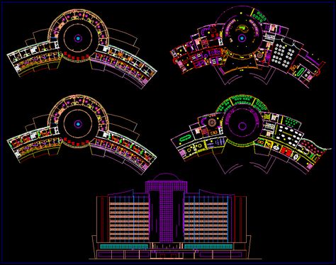 Drop Off Design Architecture Plan, Hotel Project Architecture Floor Plans, Hotel Design Architecture Plan, Hotel Plan Design, Hotel Building Plan, Hotel Plan Architecture Projects, Drop Off Design Architecture, Hotel Elevation Design, Hotel Building Design