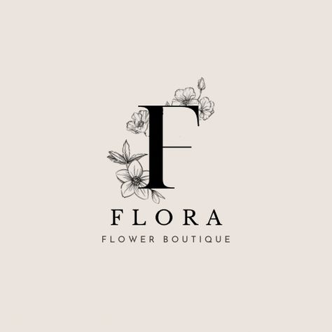 Flower Shop Logo Design, Webtoon Style, Flowers Business, Florist Logo, Flower Boutique, Shop Logo Design, Florist Shop, Banner Background, Logo Concept