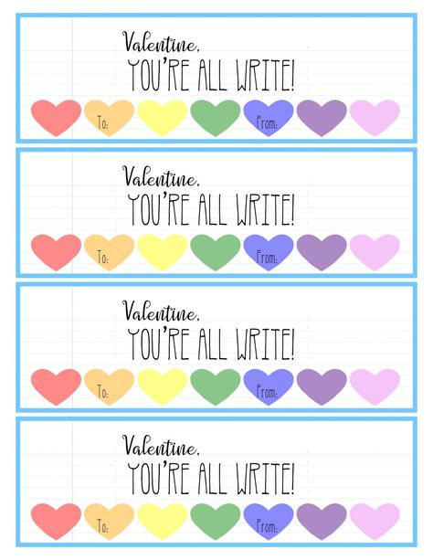 Valentines Template, Free Printable Valentines Tags, Free Valentine Cards, Student Valentines, Valentine Template, Candy Print, Printable Valentines Day Cards, Valentines Gift Tags, Valentine Gifts For Kids