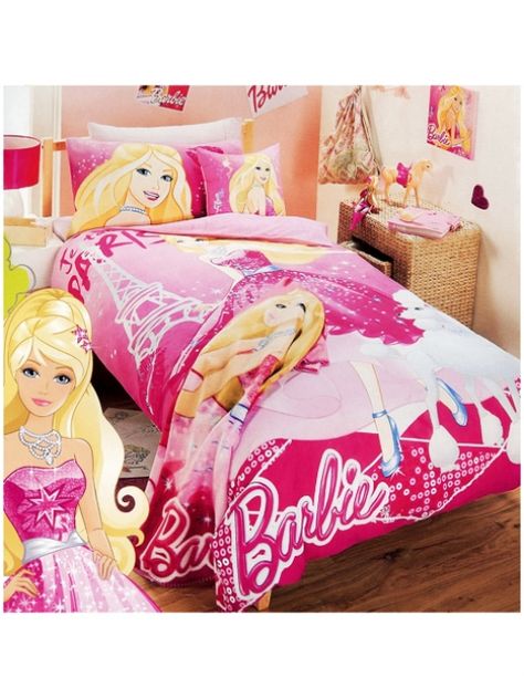 Brooklyn's Barbie Room Barbie Bedroom Ideas, Barbie Bedding, Barbie Room Decor, Spring Front Porch Decor, Glam Barbie, Barbie Bedroom, Girl Room Inspiration, Earthy Bedroom, Barbie Room