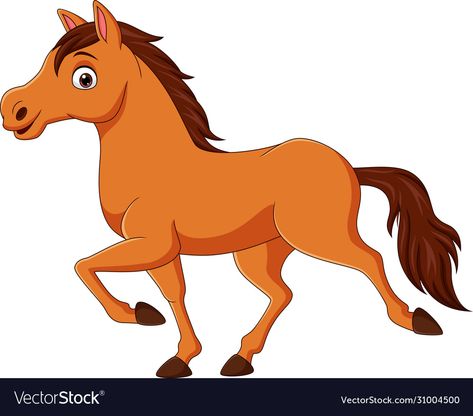 Incredible Cartoon, Horse Background, Cartoon Horse, Horse Cartoon, Horse Running, Farm Pictures, Vector Art Design, Horse Illustration, Old Egypt