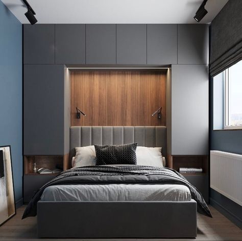 Small Modern Bedroom, Bedroom Wardrobe Ideas, Bedroom Built Ins, Small Bedroom Interior, Small Bedroom Storage, Small Room Design Bedroom, Bedroom Interior Design Luxury, Bedroom Cupboard Designs, Wardrobe Design Bedroom