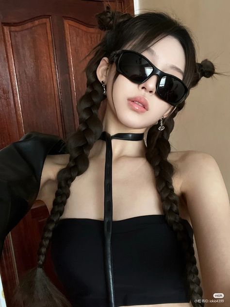 Long Hairstyle Ideas, Rave Hair, Y2k Hairstyles, Hair Style Korea, Kpop Hair, Long Hairstyle, Front Hair Styles, Hair Stylies, Penteado Cabelo Curto