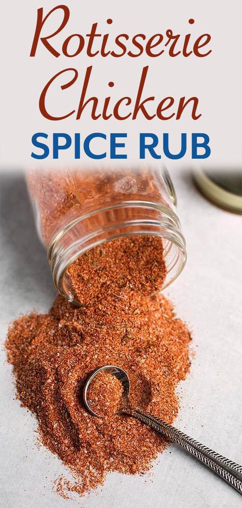 Chicken Spice Rub, Pork Potatoes, Chicken Rub Recipes, Rotisserie Chicken Seasoning, Simply Happy Foodie, Chicken Seasoning Recipes, Tartiflette Recipe, Homemade Rubs, Homemade Dry Mixes