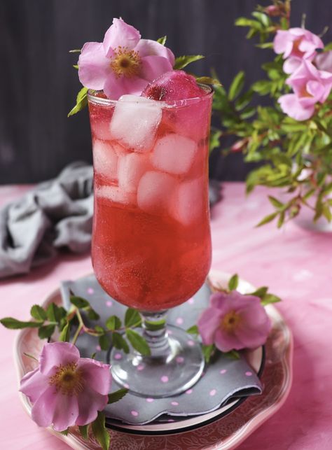 Rose Syrup, Apple Cider Recipe, Cider Recipe, Food Challenge, Serving Drinks, Martini Cocktail, Gin Cocktails, Dessert Drinks, Instagram Food