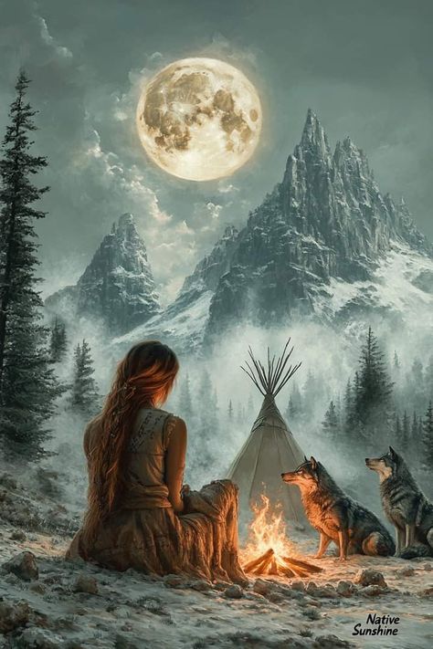 Native American Artwork Spirituality, Spirit Animal Wolf, Native American Wolf Art, Native American Spirit Animals, Native American Photography, Wolf People, Spirit Wolf, Native American Wolf, Faery Art